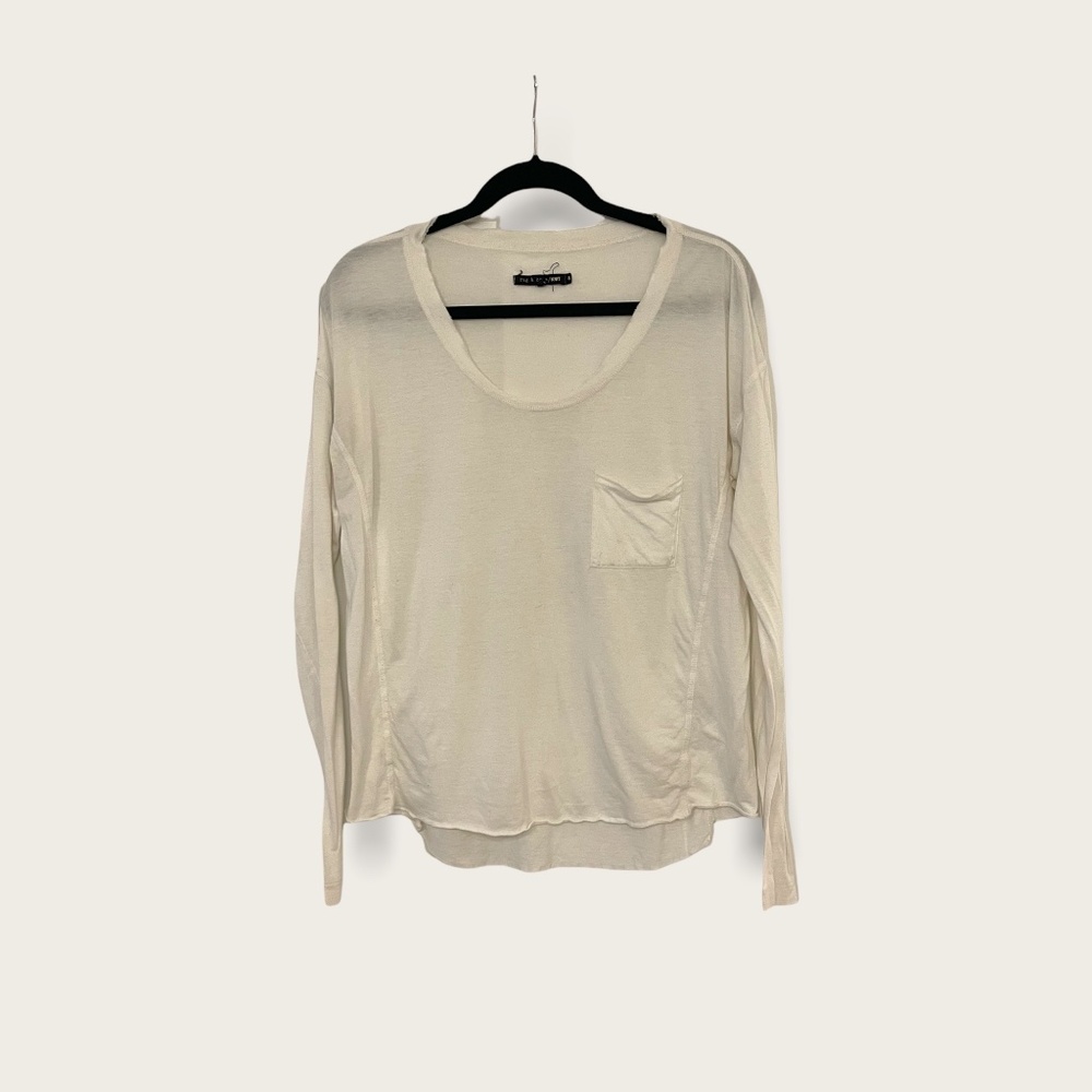 Rag & Bone White Long Sleeve Tshirt Small